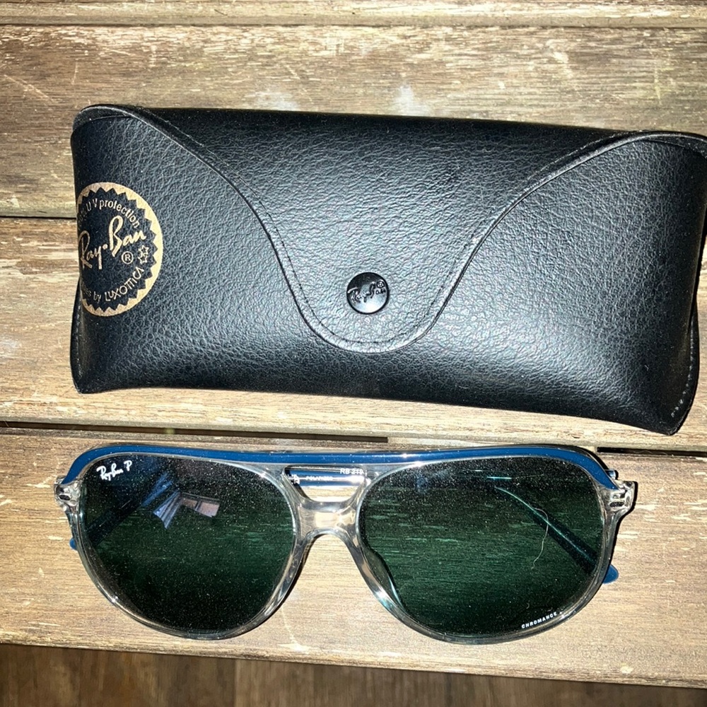 Ray-Ban Blue and clear Sunglasses
